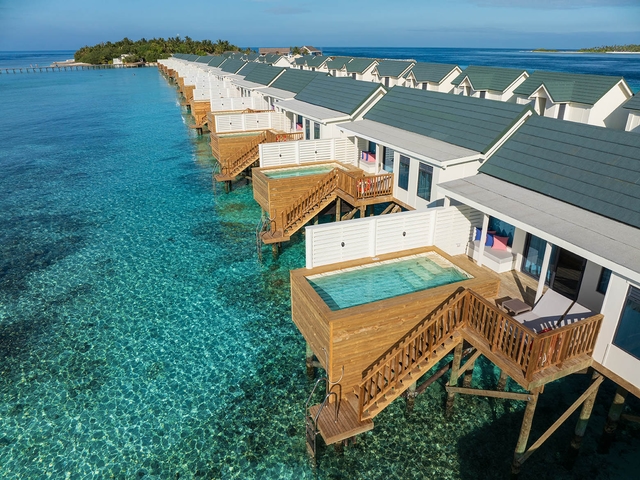 Water villa with pool