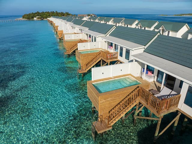 Water villa with pool
